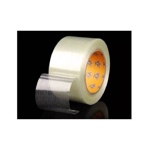 CLEAR BI-DIRECTIONAL FILAMENT TAPE 50MM x 45M