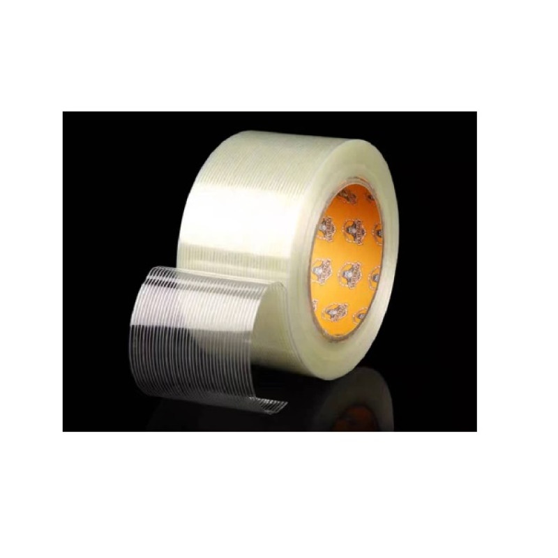 CLEAR BI-DIRECTIONAL FILAMENT TAPE 50MM x 45M