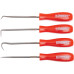 PICK & HOOK SET, 120 - 130MM, WITH 45° HOOK PICK/90° HOOK PICK/FULL HOOK PICK/STRAIGHT PICK, HANDLE SQUARE