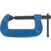 10IN./250MM HEAVY DUTY G-CLAMP, STEEL JAW, T-BAR HANDLE