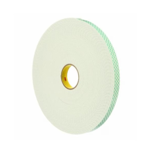 3M 4008 DOUBLE COATED URETHANE FOAM TAPE 1" x 36YD OFF-WHITE