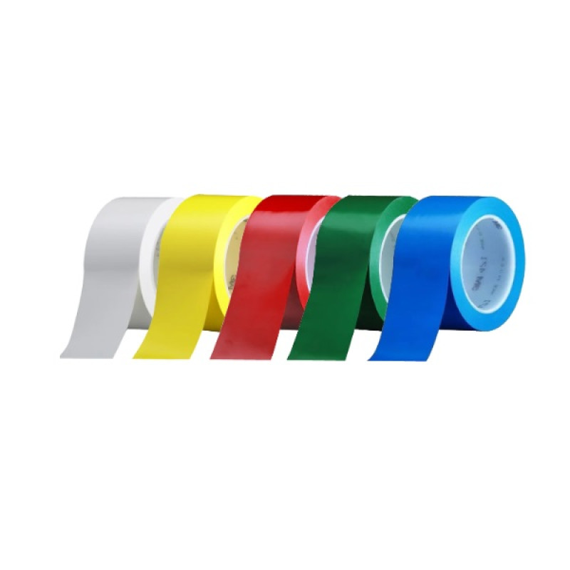 3M 471 VINYL TAPE, RED/WHITE/BLUE/YELLOW/BLACK