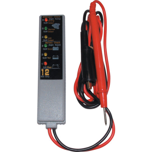 LED BATTERY & ALTERNATOR TESTER 12V