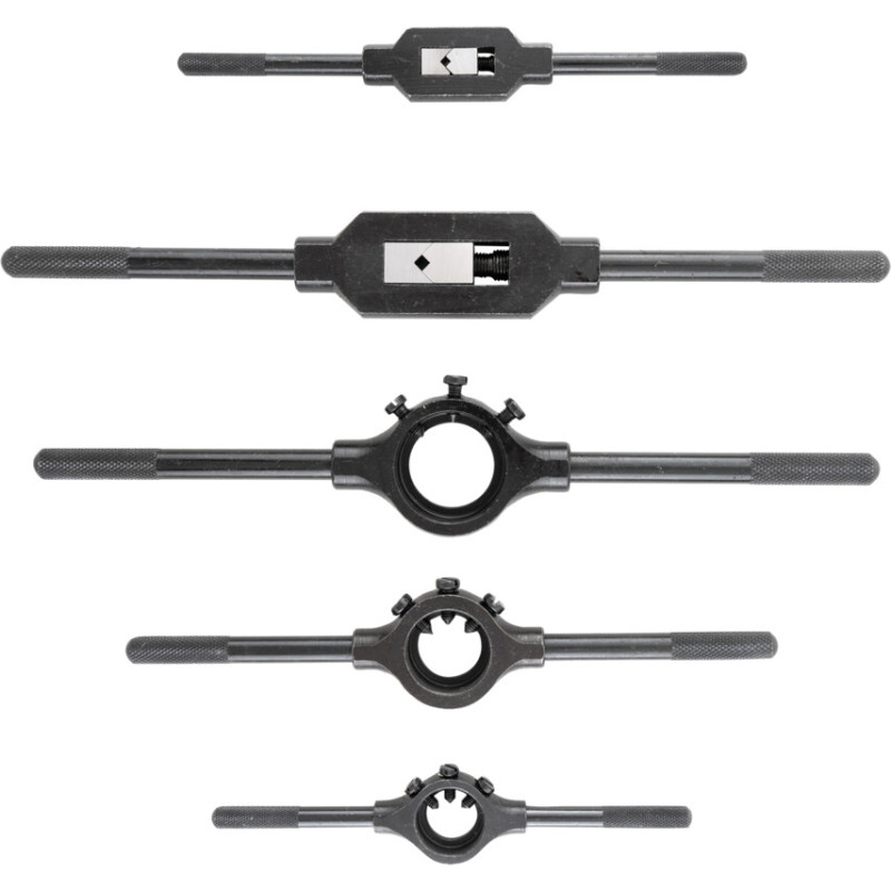 TAP WRENCH & DIESTOCK SET, SET OF 5