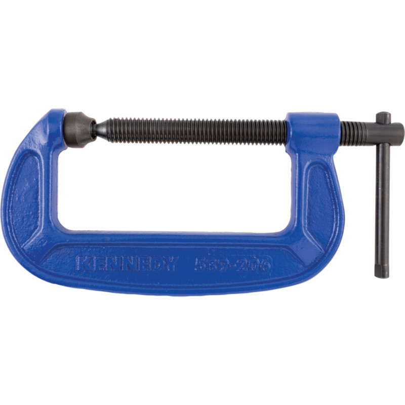 12IN./300MM HEAVY DUTY G-CLAMP, STEEL JAW, T-BAR HANDLE