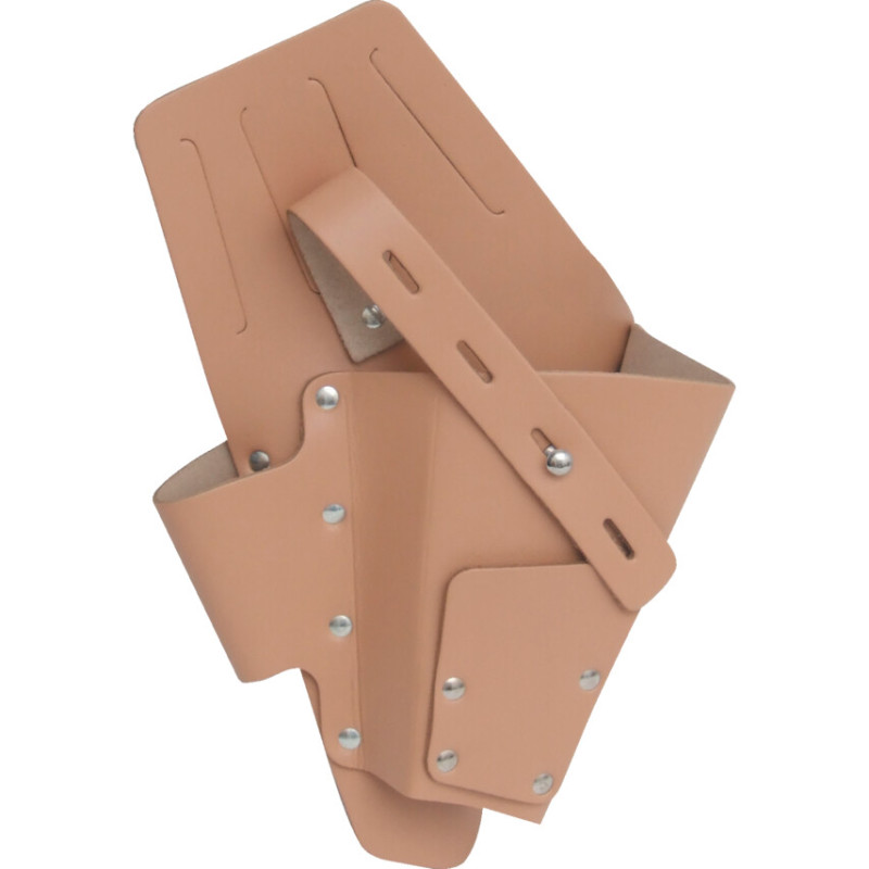 LEATHER, HOLSTER, 33 POCKETS, TAN