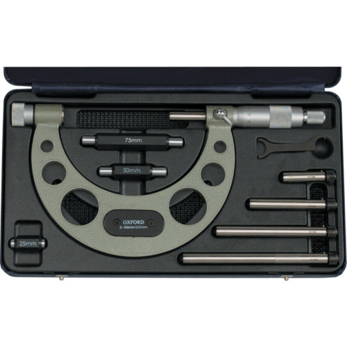 0-100MM INTERCHANGEABLE ANVIL MICROMETER