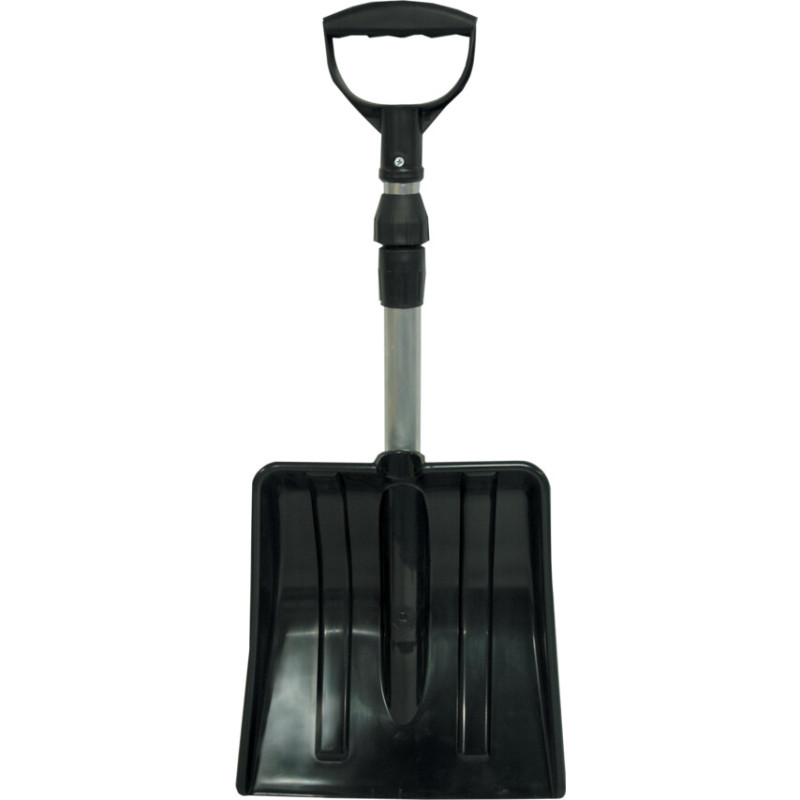 TELESCOPIC SNOW SHOVEL, IMPACT RESISTANT ABS PLASTIC, ALUMINIUM D-GRIP HANDLE, 840MM