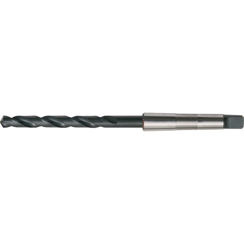 T100, TAPER SHANK DRILL, MT1, 1/2IN., HIGH SPEED STEEL, STANDARD LENGTH