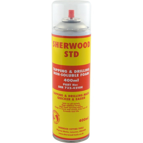 STD TAPPING & DRILLING, TAPPING/DRILLLING FOAM LUBRICANT, AEROSOL, 400ML