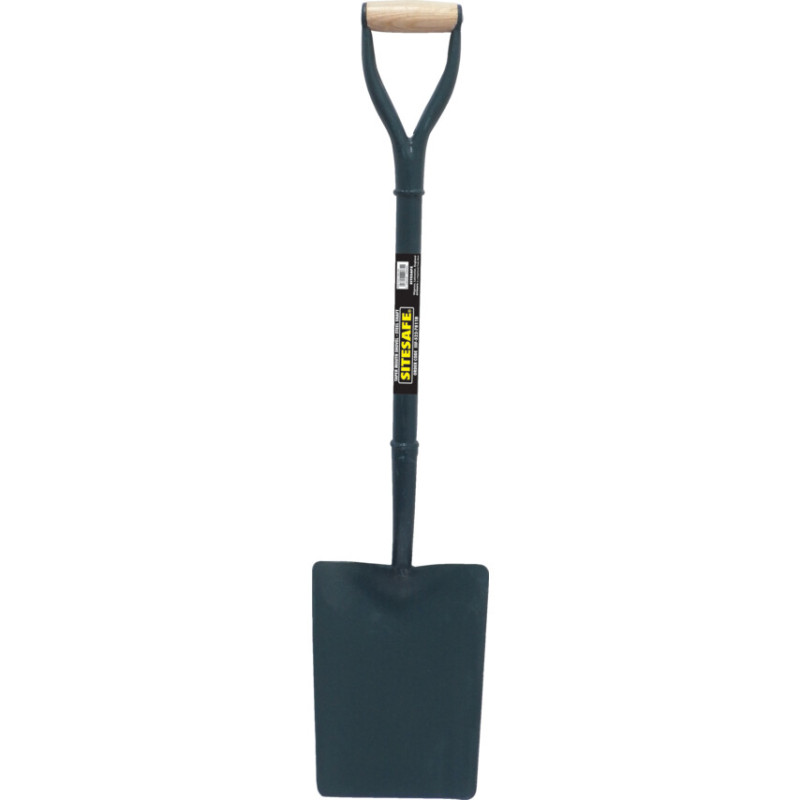 CARBON MANGANESE STEEL, SHOVEL, STEEL HANDLE D-GRIP, 1000MM