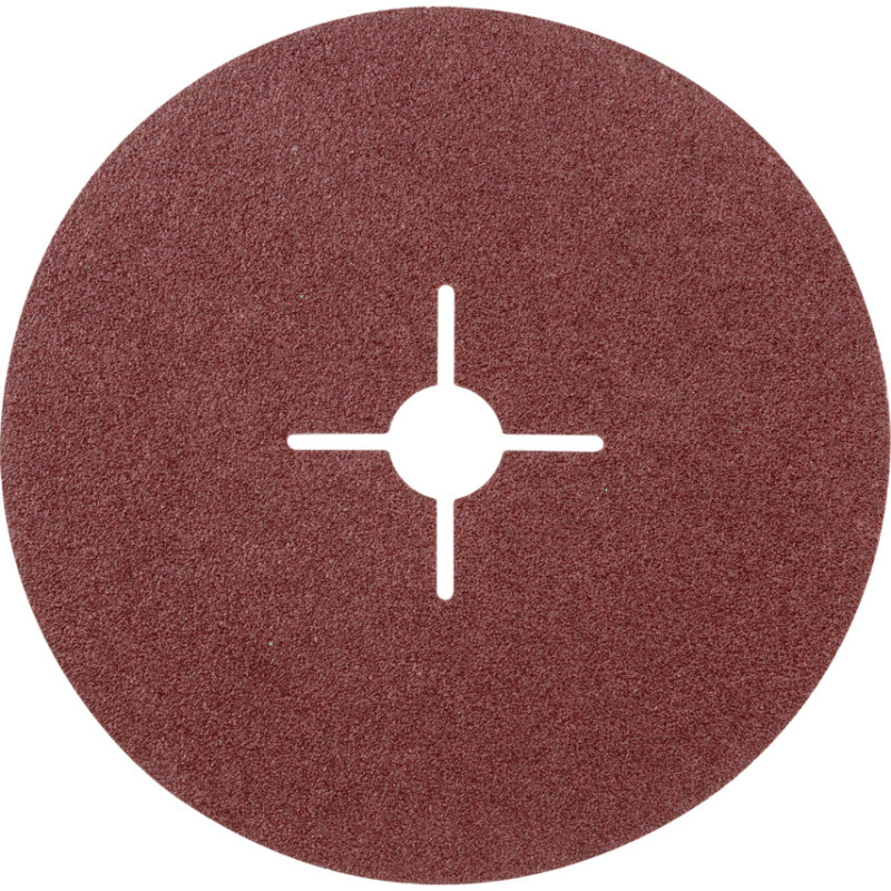 VA113, FIBRE DISC, 178 X 22MM, STAR SHAPED HOLE, P80, ALUMINIUM OXIDE