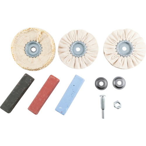 L002100005, POLISHING KIT, 100MM, FOR FERROUS METALS, 7 PIECE