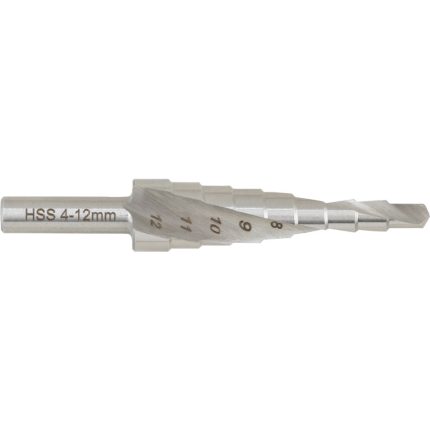 Step Drill, 4 to 12, High Speed Steel