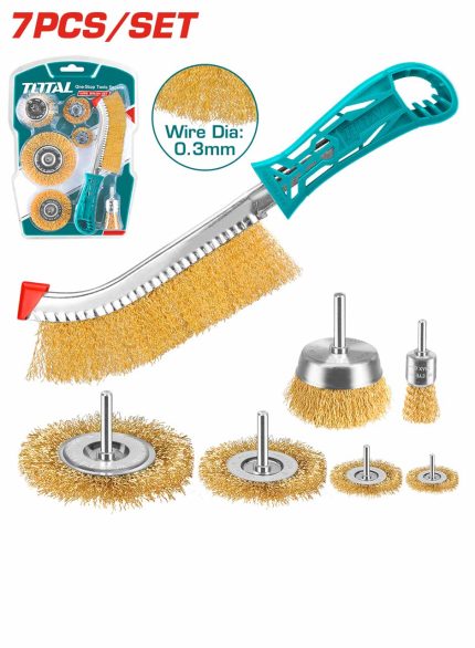 TAC310071 7 Pcs Wire Brush Set