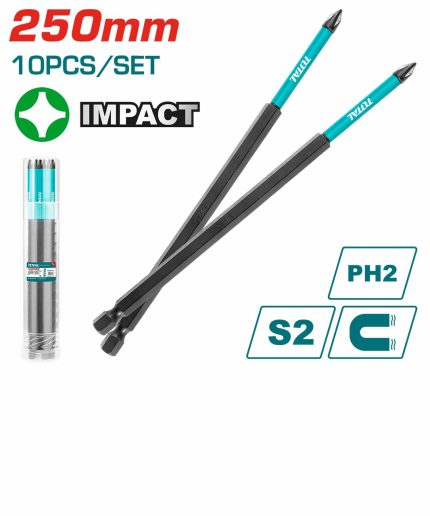 TACIM16PH2103 10 Pcs Impact Screwdriver Bits