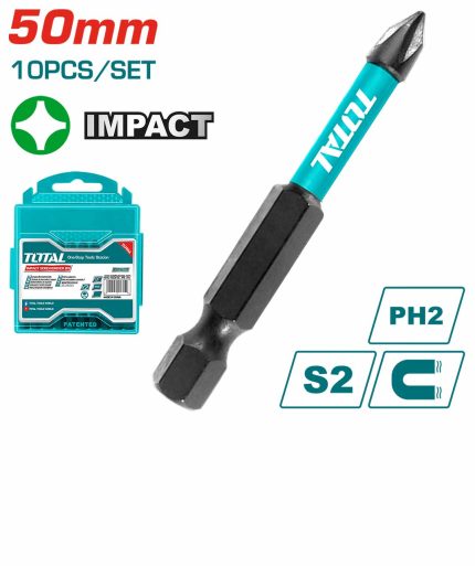 TACIM16PH223 10 Pcs Impact Screwdriver Bits