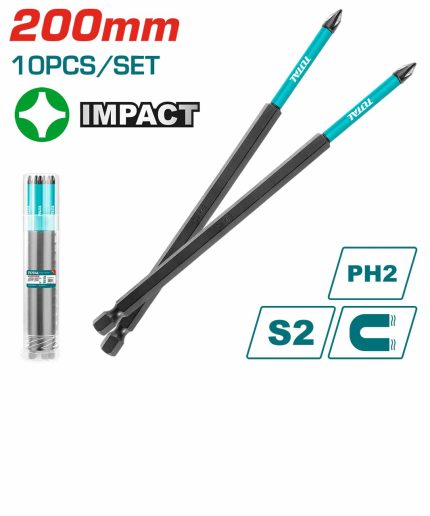 TACIM16PH283 10 Pcs Impact Screwdriver Bits