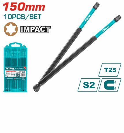 TACIM16T2563 10 Pcs Impact Screwdriver Bits