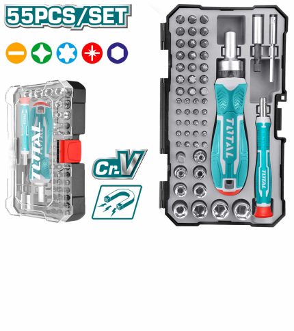 TACSD30556 55 Pcs Screwdriver Bits Set
