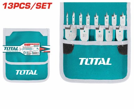 TACSD70131 13 Pcs Flat Wood Drill Bits Set