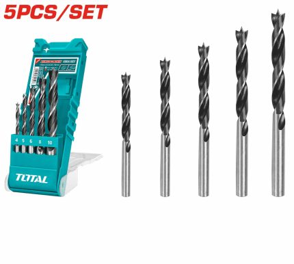 TACSD7056 5 Pcs Wood Drill Bits Set