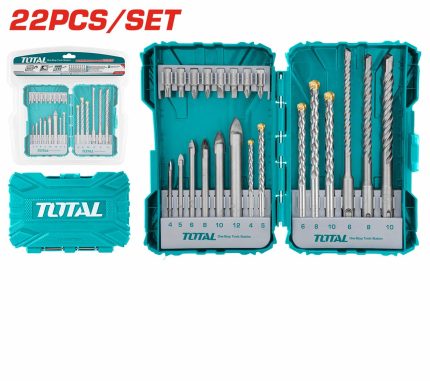 TACSDL12201 22 Pcs Drill Bits & Screwdriver Bits Set