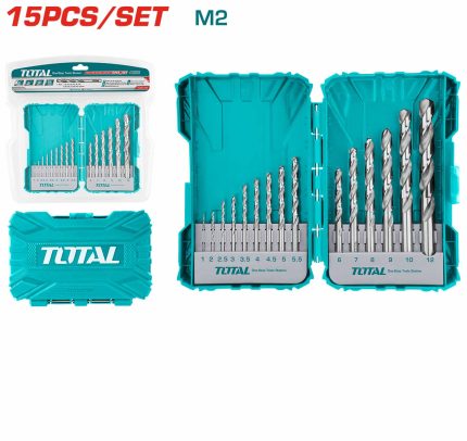 TACSDL51502 15 Pcs HSS Drill Bits Set