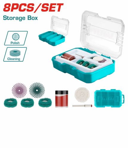 TAKMG5008 8 Pcs Sanding & Polishing Set for Mini Drill