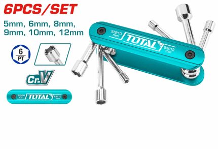 THFND061 6 Pcs Folding Nut Driver Set