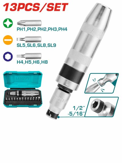 THIDS1301 13 Pcs Impact Driver Set