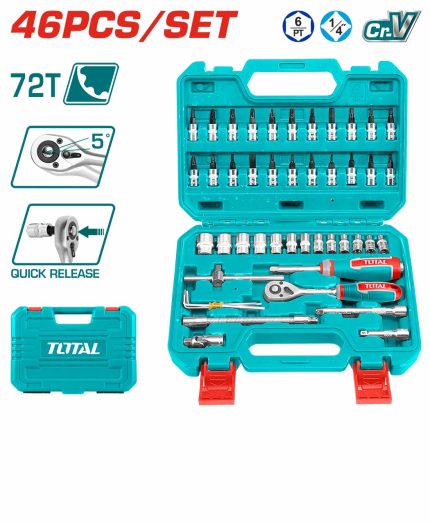 THT141462 46 Pcs 1/4? Socket Set