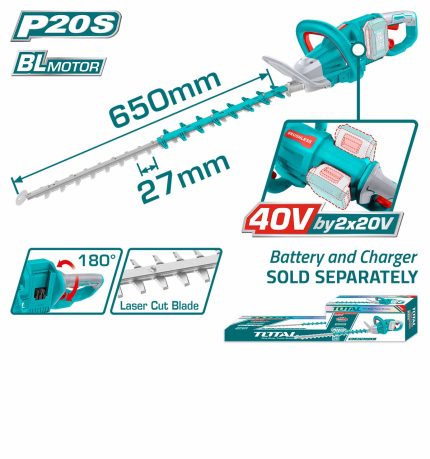 THTLI40028 Li-ion Hedge Trimmer