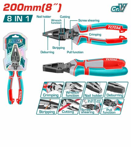 THTMF186 8-in-1 Multi-function Combination Pliers
