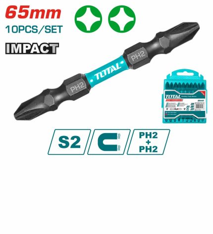 TACIM16PH233 10 Pcs Impact Screwdriver Bits