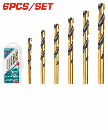 TACSD0605 6 Pcs HSS Twist Drill Bits Set