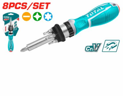 TACSD30086 8 Pcs Ratchet Screwdriver Set