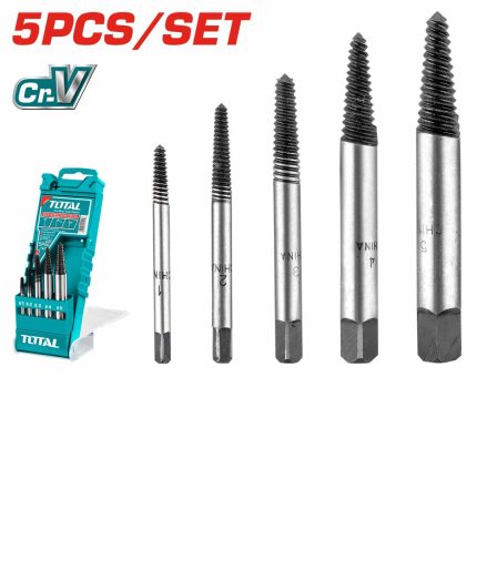 TACSE0056 5 Pcs Screw Extractor Set