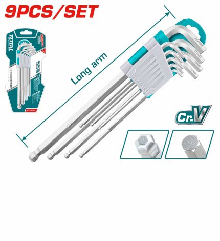 THT106291 9 Pcs Ball Point Hex Key