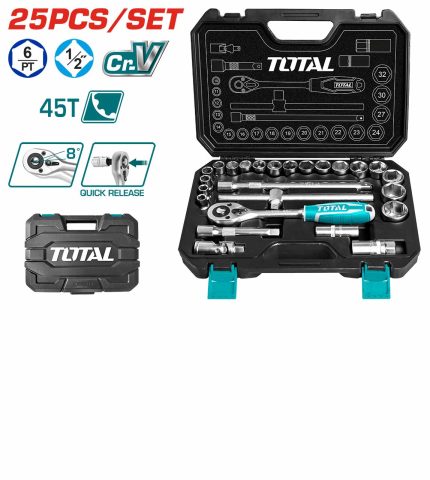 THT121251 25 Pcs 1/2? Socket Set