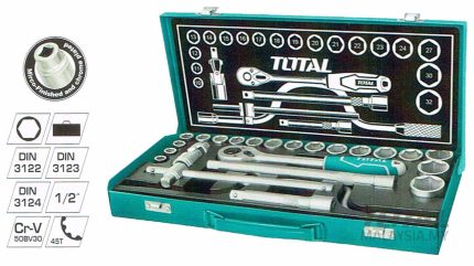 THT141253 24 Pcs 1/2? Socket Set
