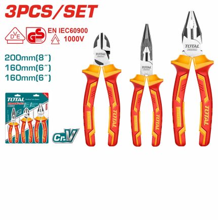 THT2K0302 3 Pcs Insulated Pliers Set