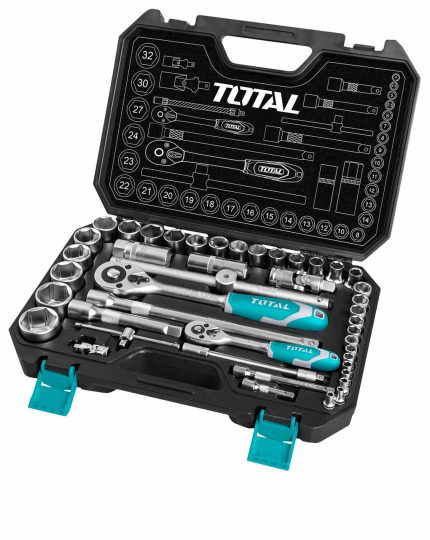 THT421441 44 Pcs 1/4? & 1/2? Socket Set