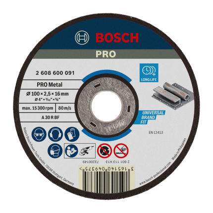 PRO METAL BONDED CUTTING DISC