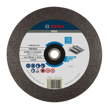 PRO METAL BONDED CUTTING DISC