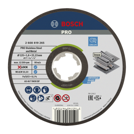 PRO STAINLESS STEEL AND METAL BONDED CUTTING DISC