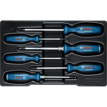 SCREWDRIVER SET SL/PH/PZ/TX 6 PCS PROFESSIONAL