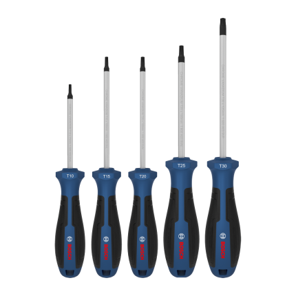 SCREWDRIVER TORX SET, 5 PCS