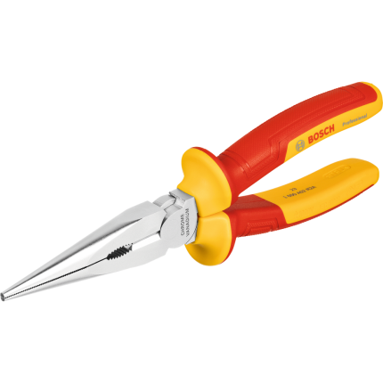 VDE LONG NOSE PLIERS STRAIGHT 200 MM PROFESSIONAL